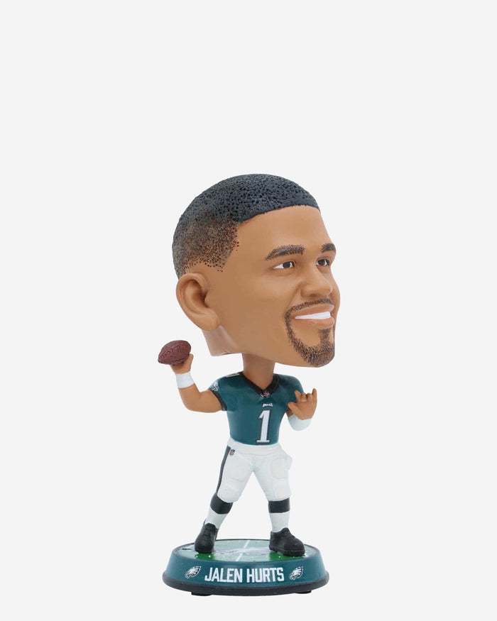 Jalen Hurts Philadelphia Eagles Field Stripe Mini Bighead Bobblehead FOCO - FOCO.com