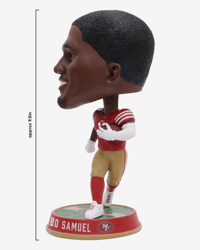 Deebo Samuel San Francisco 49ers Field Stripe Bighead Bobblehead FOCO - FOCO.com