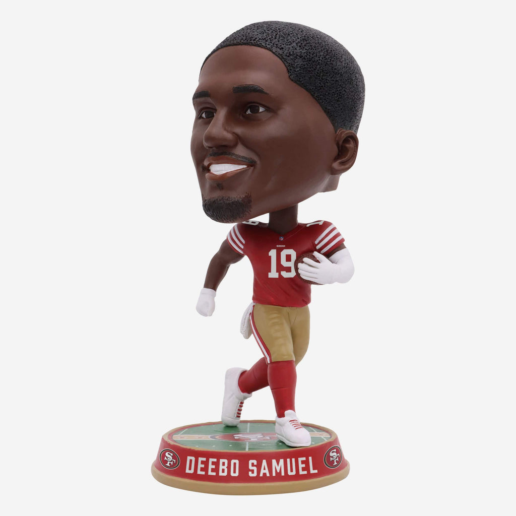 Deebo Samuel San Francisco 49ers Field Stripe Bighead Bobblehead FOCO - FOCO.com