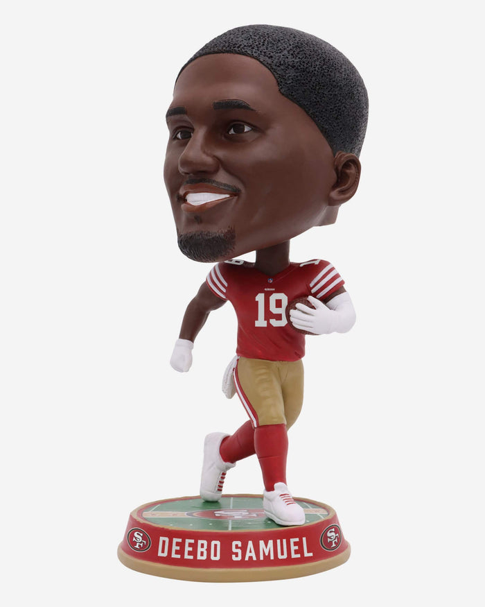 Deebo Samuel San Francisco 49ers Field Stripe Bighead Bobblehead FOCO - FOCO.com