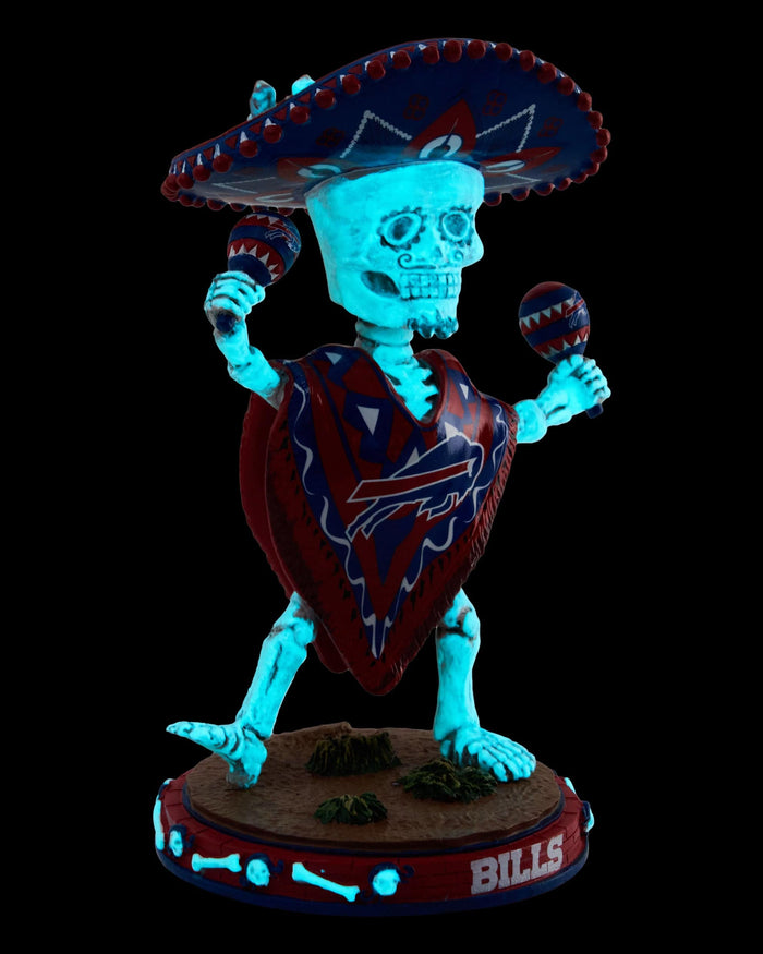 Buffalo Bills Calavera Glow in the Dark Bobblehead FOCO - FOCO.com