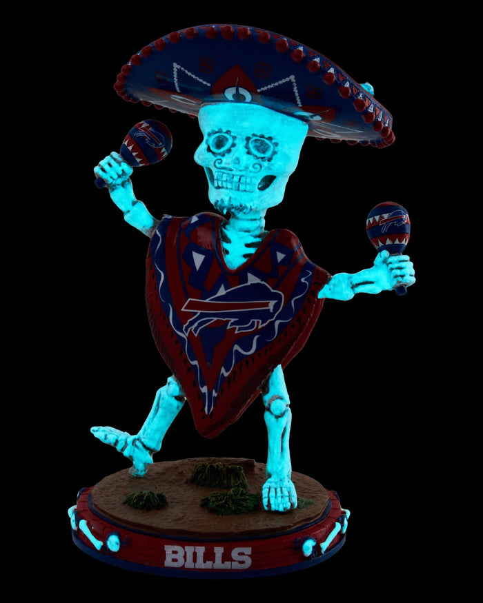 Buffalo Bills Calavera Glow in the Dark Bobblehead FOCO - FOCO.com