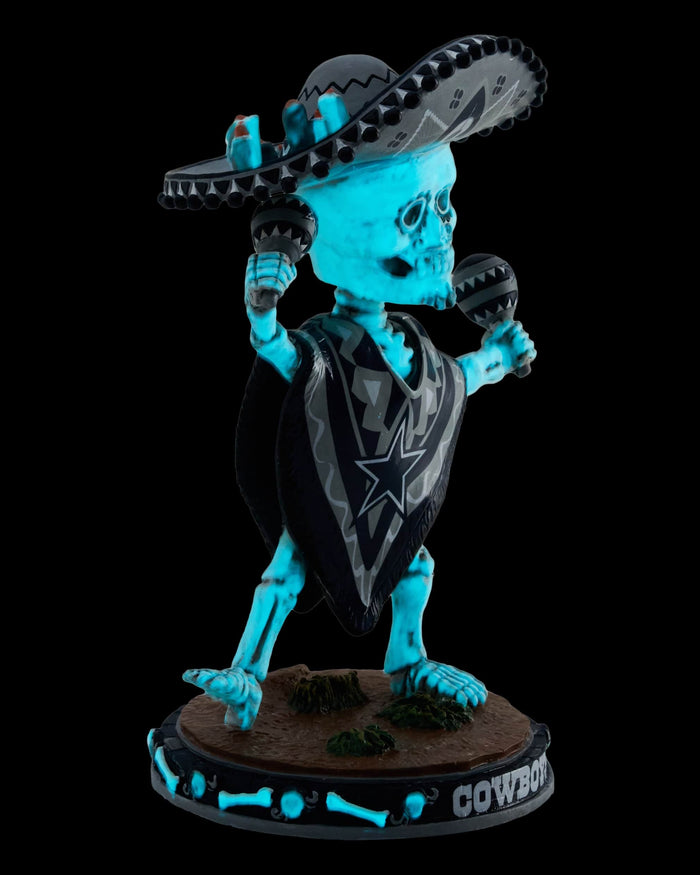 Dallas Cowboys Calavera Glow in the Dark Bobblehead FOCO - FOCO.com