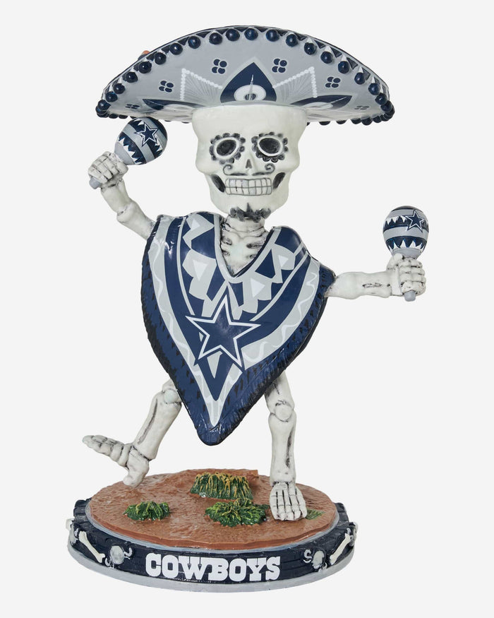 Dallas Cowboys Calavera Glow in the Dark Bobblehead FOCO - FOCO.com