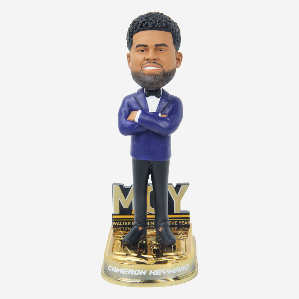 Cameron Heyward Pittsburgh Steelers 2023 NFL Man of the Year Bobblehead FOCO - FOCO.com
