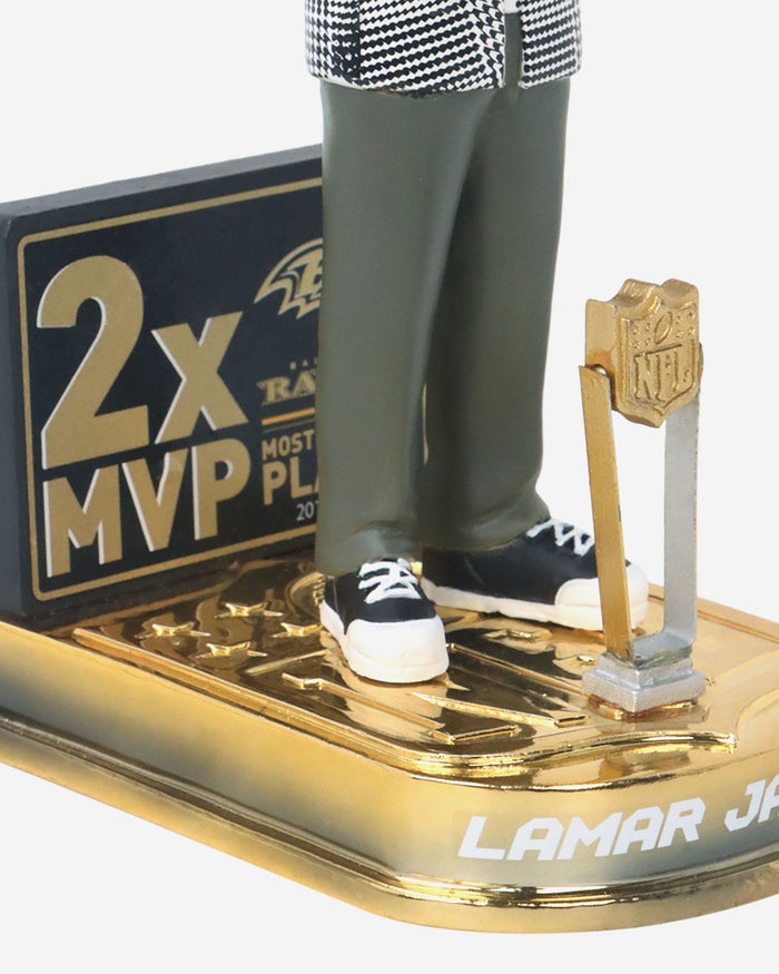 Lamar Jackson Baltimore Ravens 2023 NFL Most Valuable Player Bobblehead FOCO - FOCO.com