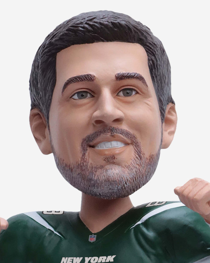 Aaron Rodgers New York Jets Next Stop Bobblehead FOCO - FOCO.com