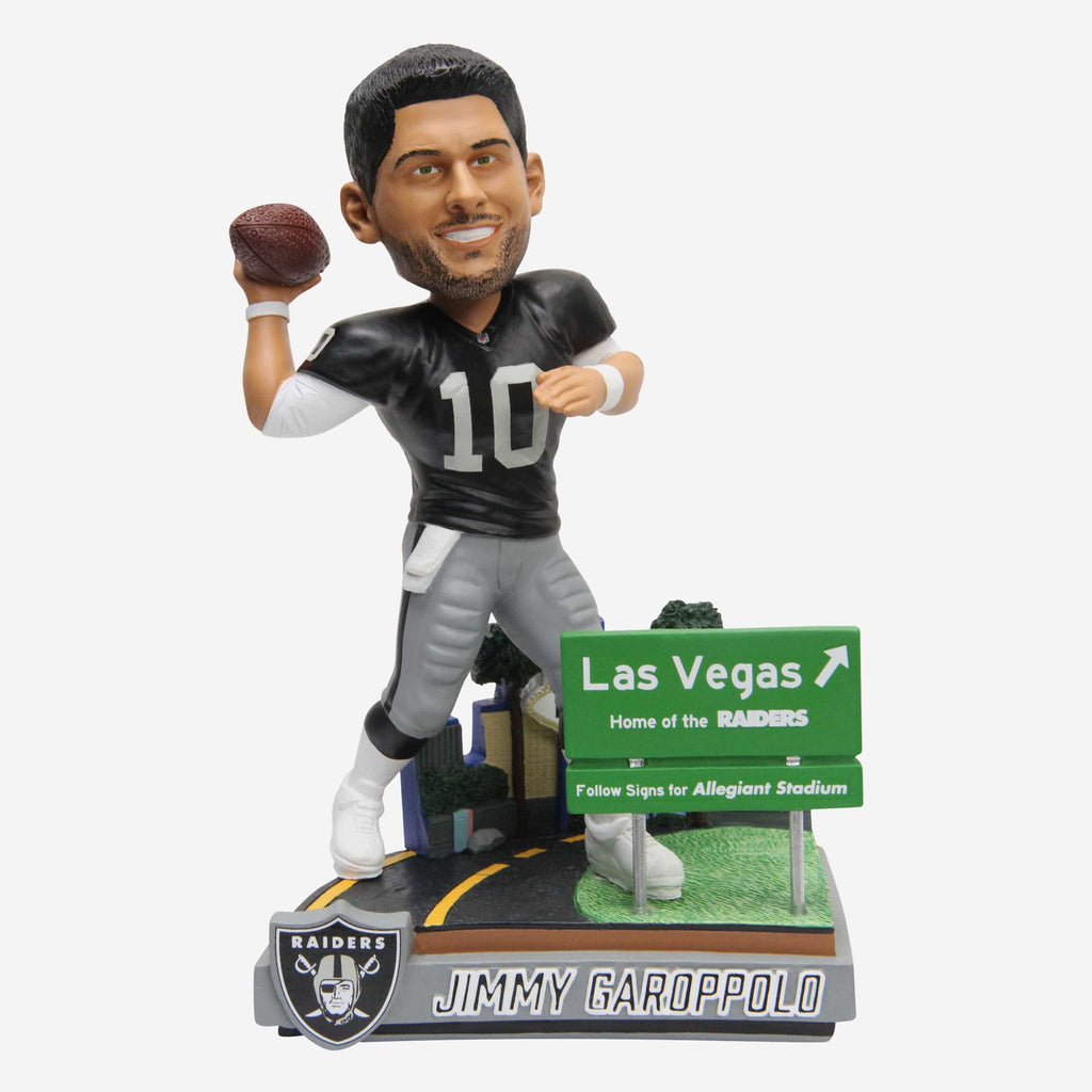 Jimmy Garoppolo Las Vegas Raiders Next Stop Bobblehead FOCO - FOCO.com