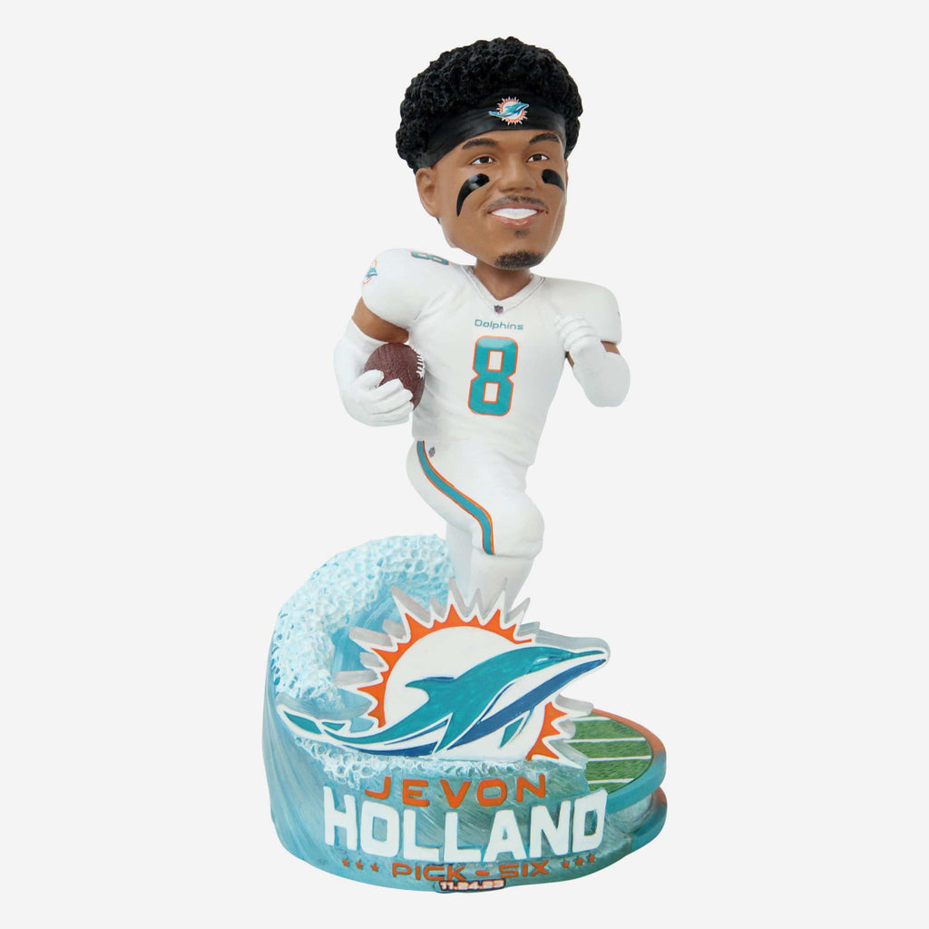 Jevon Holland Miami Dolphins Hail Mary Pick 6 Bobblehead FOCO - FOCO.com