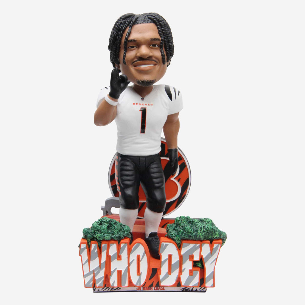 Ja'Marr Chase Cincinnati Bengals Who Dey Bobblehead FOCO - FOCO.com