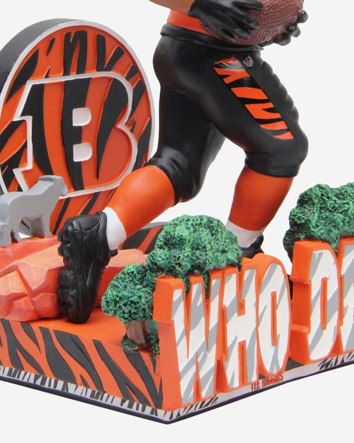 Tee Higgins Cincinnati Bengals Who Dey Bobblehead FOCO - FOCO.com