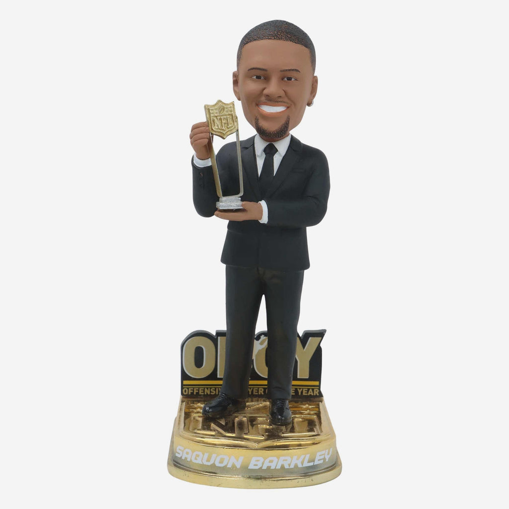Saquon Barkley Philadelphia Eagles 2024 NFL Offensive Player of the Year Bobblehead FOCO - FOCO.com