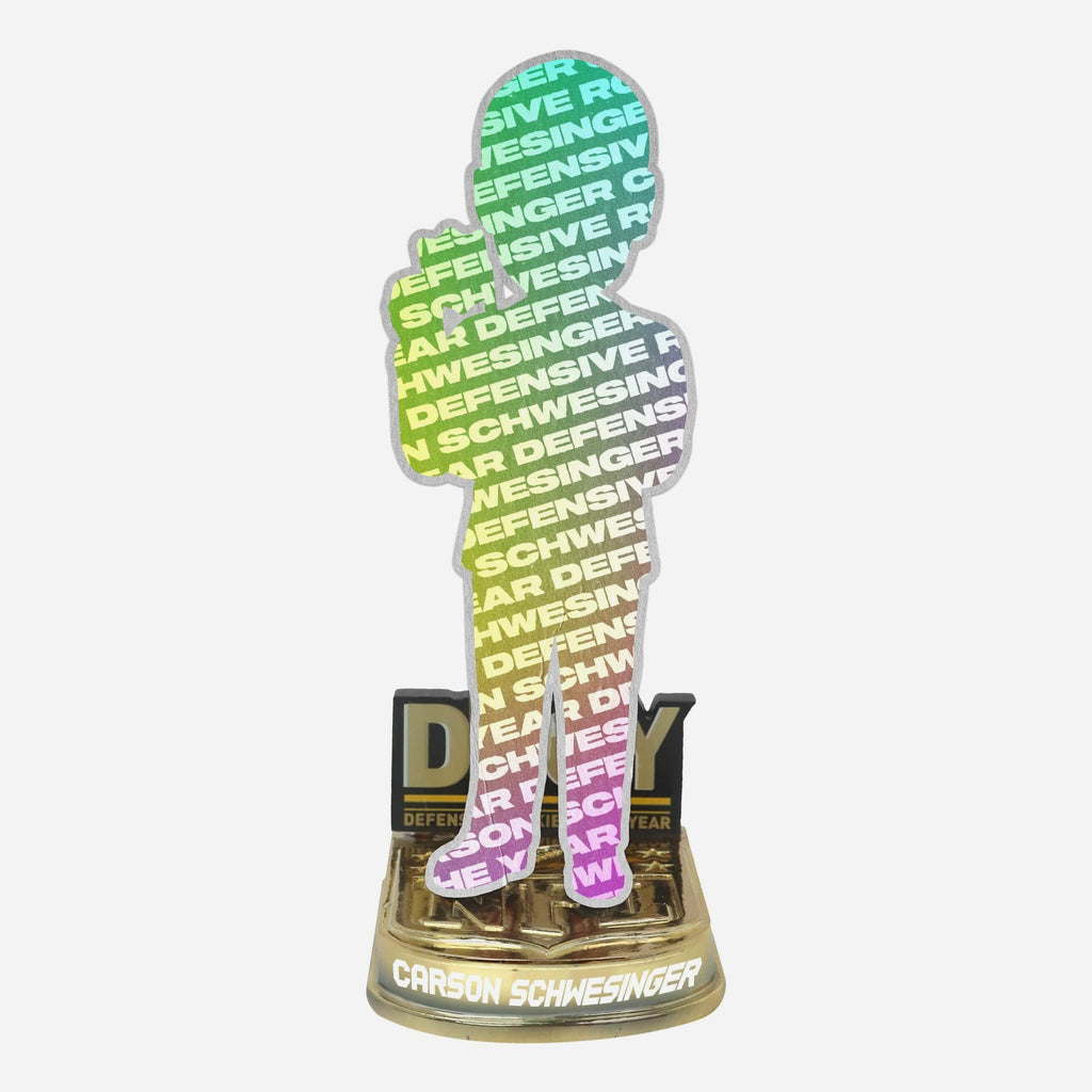 Carson Schwesinger Cleveland Browns 2025 NFL Defensive Rookie of the Year Bobblehead FOCO - FOCO.com