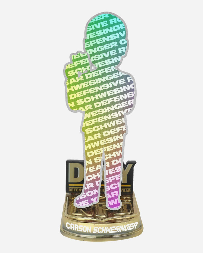 Carson Schwesinger Cleveland Browns 2025 NFL Defensive Rookie of the Year Bobblehead FOCO - FOCO.com