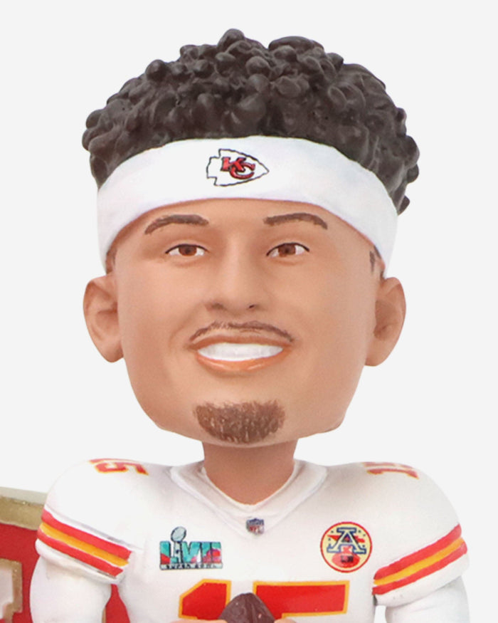 Patrick Mahomes Kansas City Chiefs 3x Super Bowl MVP Bobblehead FOCO - FOCO.com