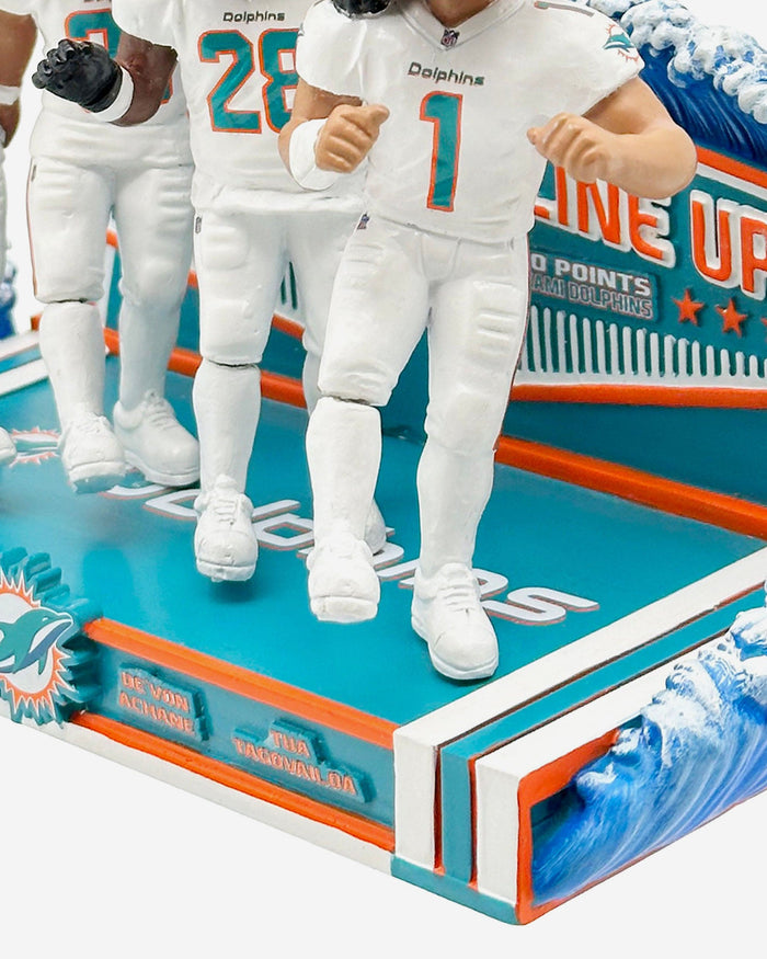 Miami Dolphins 70 Points Celebration Mini Bobblehead Scene FOCO - FOCO.com