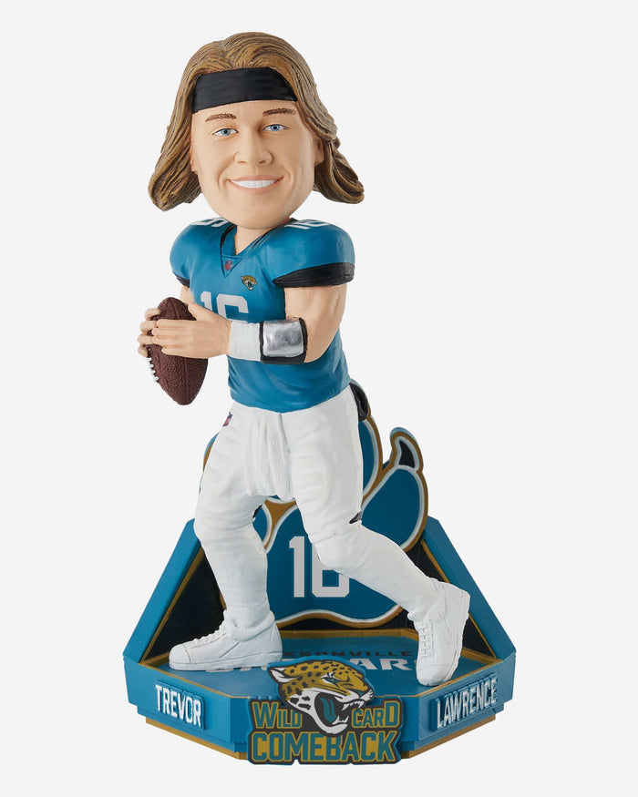 Trevor Lawrence Jacksonville Jaguars Big Cat Comeback Bobblehead FOCO - FOCO.com