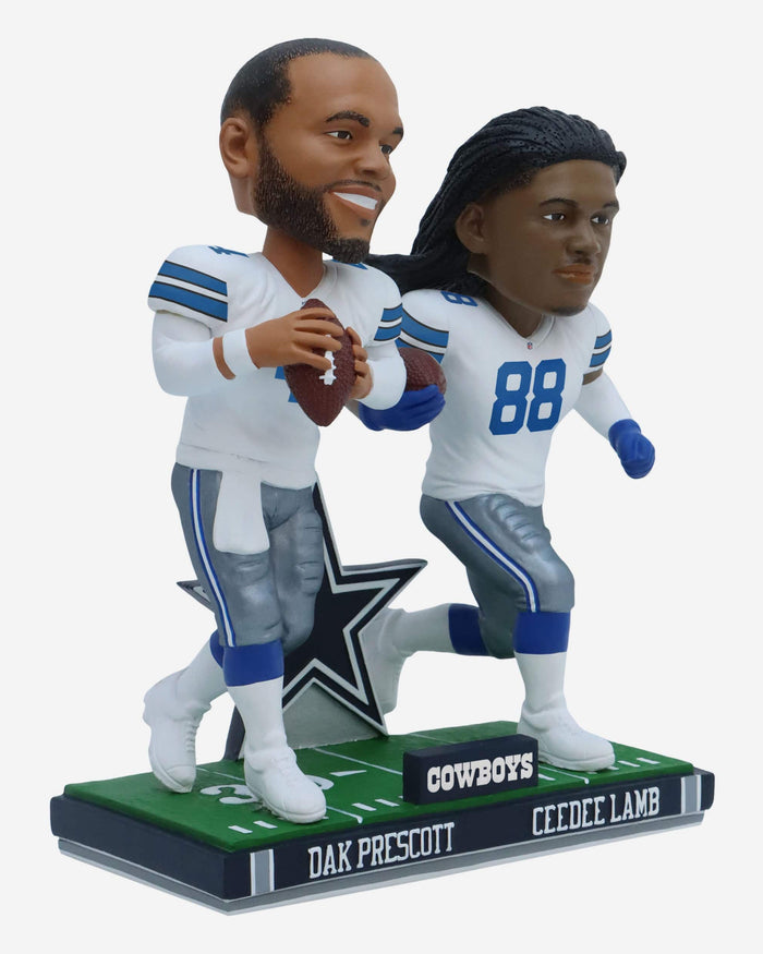 Dak Prescott & CeeDee Lamb Dallas Cowboys Bobblemate Dual Bobblehead FOCO - FOCO.com