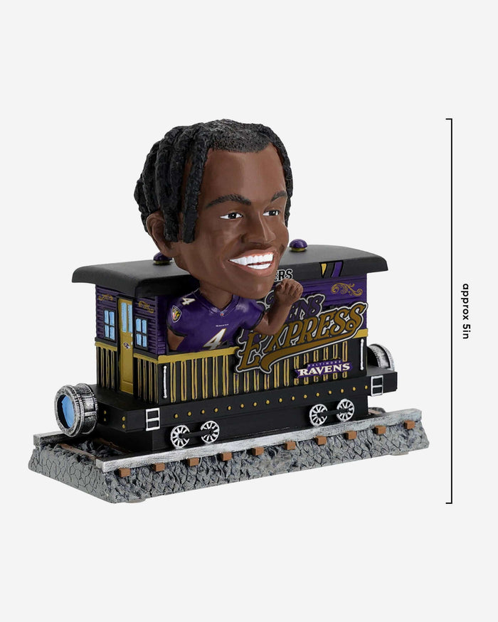 Zay Flowers Baltimore Ravens Express Train Bobblehead FOCO - FOCO.com