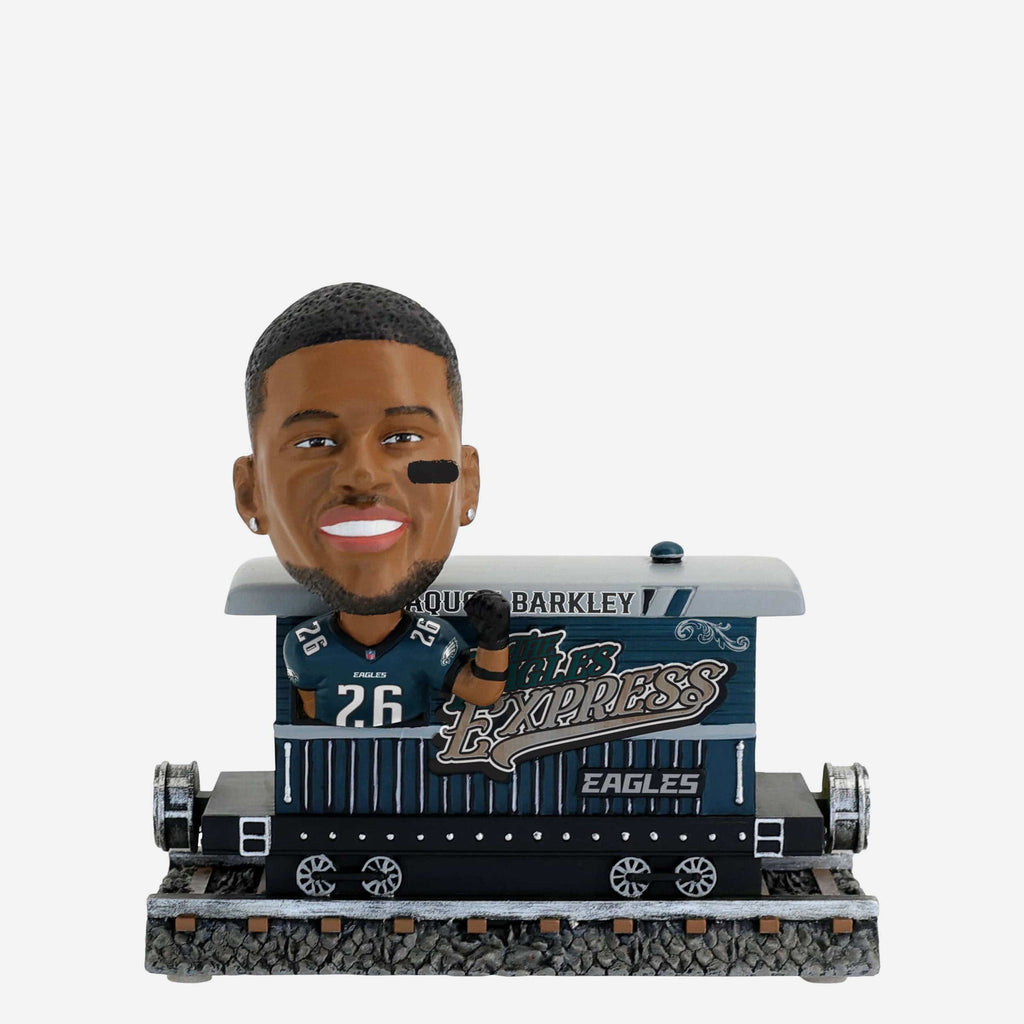 Saquon Barkley Philadelphia Eagles Express Train Bobblehead FOCO - FOCO.com