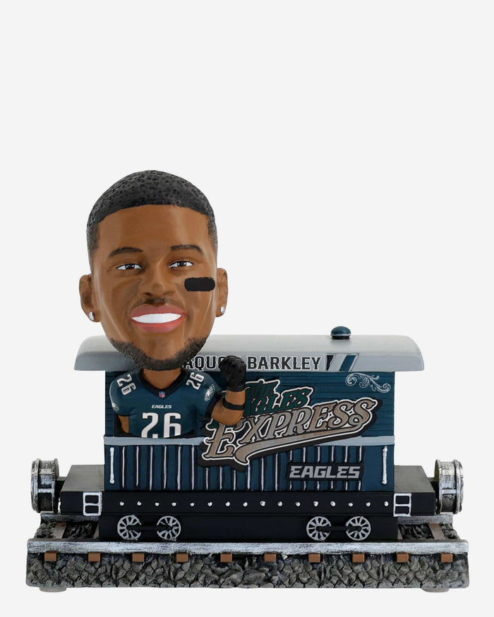 Saquon Barkley Philadelphia Eagles Express Train Bobblehead FOCO - FOCO.com