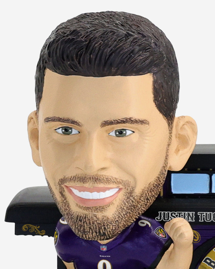 Justin Tucker Baltimore Ravens Express Train Bobblehead FOCO - FOCO.com