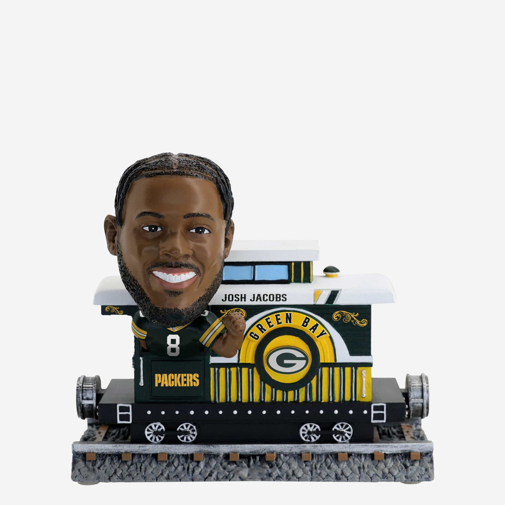 Josh Jacobs Green Bay Packers Express Train Bobblehead FOCO - FOCO.com