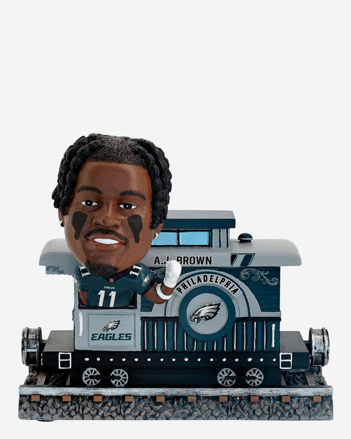 AJ Brown Philadelphia Eagles Express Train Bobblehead FOCO - FOCO.com