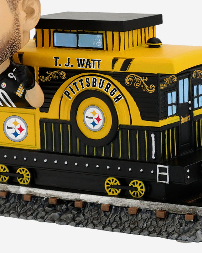 TJ Watt Pittsburgh Steelers Express Train Bobblehead FOCO - FOCO.com