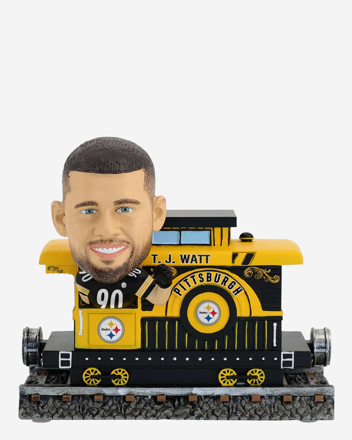 TJ Watt Pittsburgh Steelers Express Train Bobblehead FOCO - FOCO.com