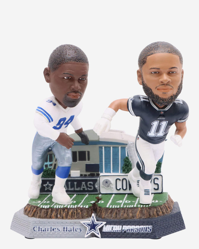 Charles Haley & Micah Parsons Dallas Cowboys Then and Now Bobblehead FOCO - FOCO.com