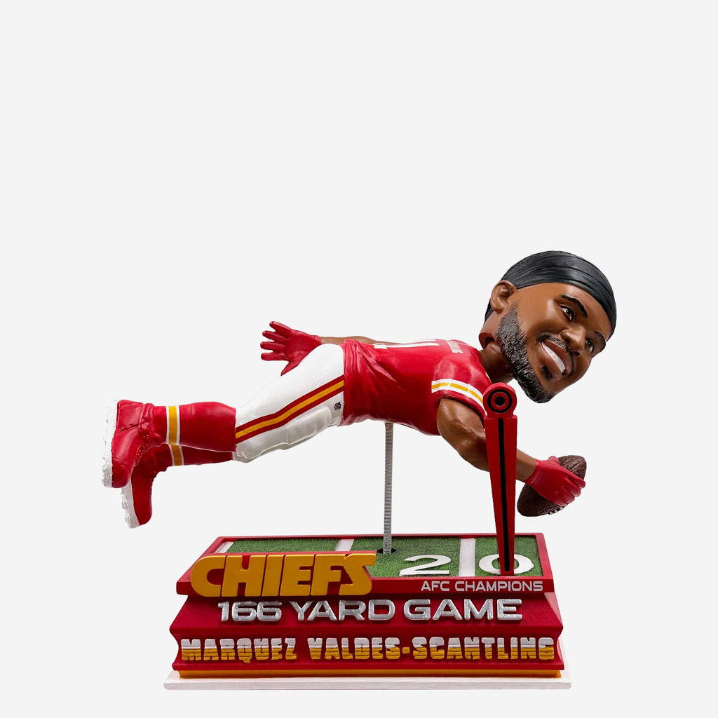 Marquez Valdes-Scantling Kansas City Chiefs First Down Reach Bobblehead FOCO - FOCO.com