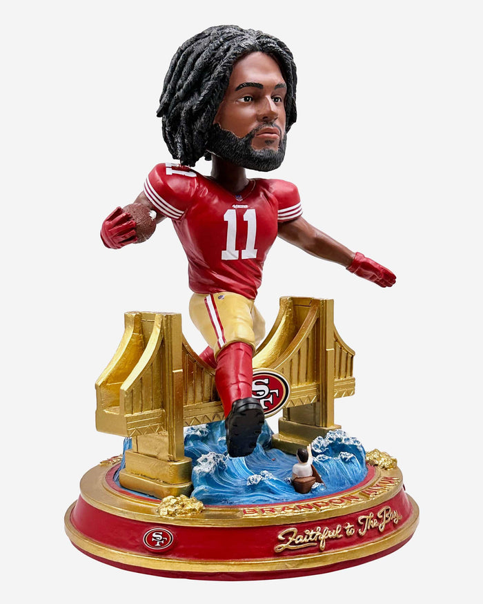 Brandon Aiyuk San Francisco 49ers Faithful To The Bay Bobblehead FOCO - FOCO.com