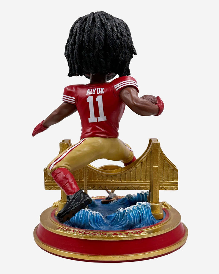 Brandon Aiyuk San Francisco 49ers Faithful To The Bay Bobblehead FOCO - FOCO.com
