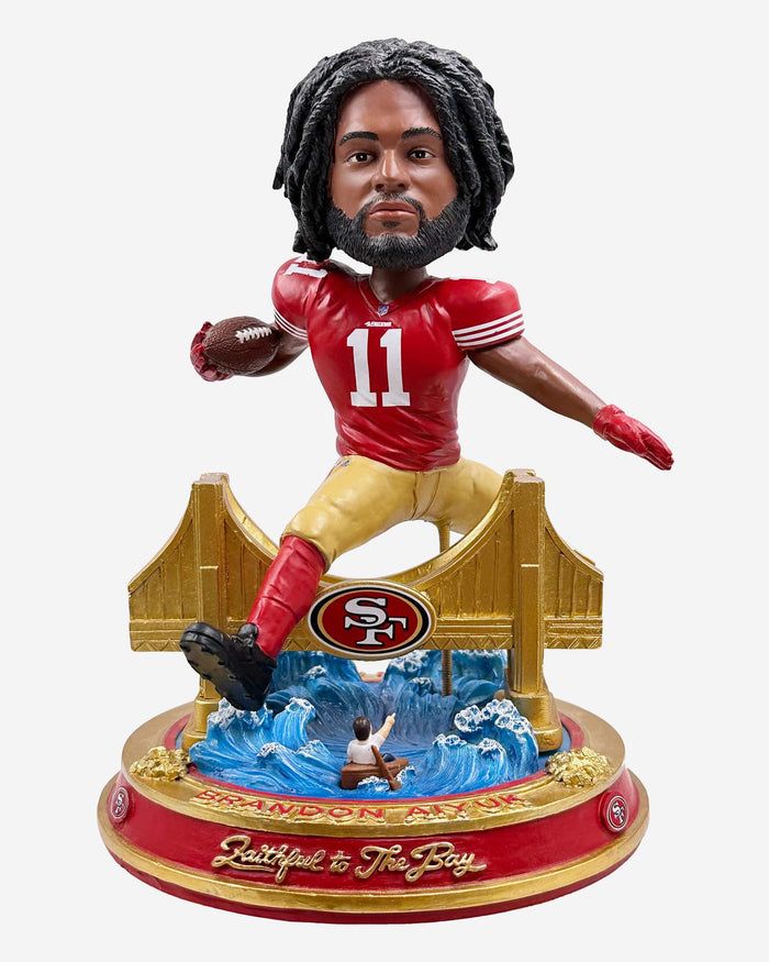 Brandon Aiyuk San Francisco 49ers Faithful To The Bay Bobblehead FOCO - FOCO.com