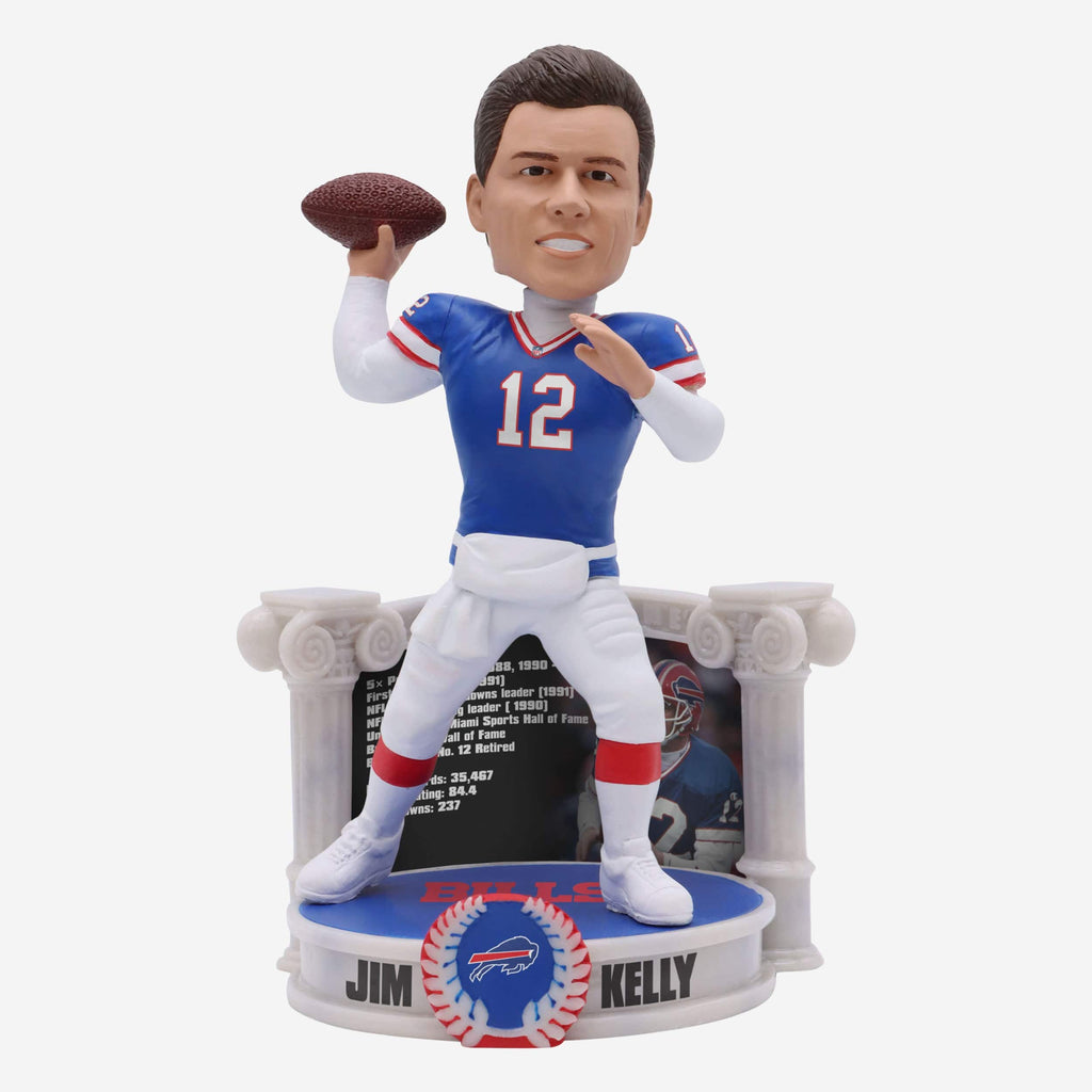 Jim Kelly Buffalo Bills Career Retrospective Bobblehead FOCO - FOCO.com