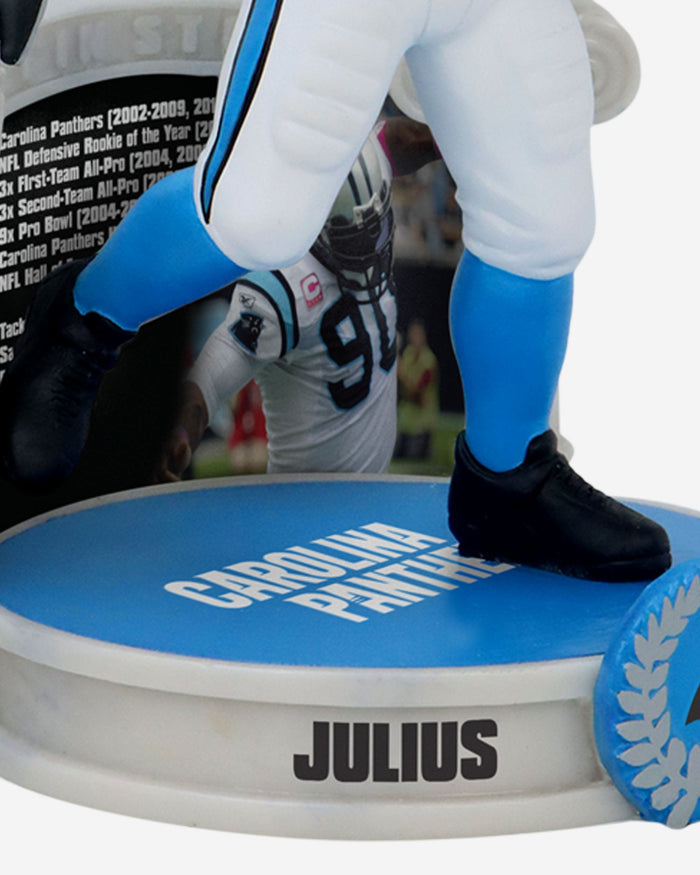 Julius Peppers Carolina Panthers Career Retrospective Bobblehead FOCO - FOCO.com