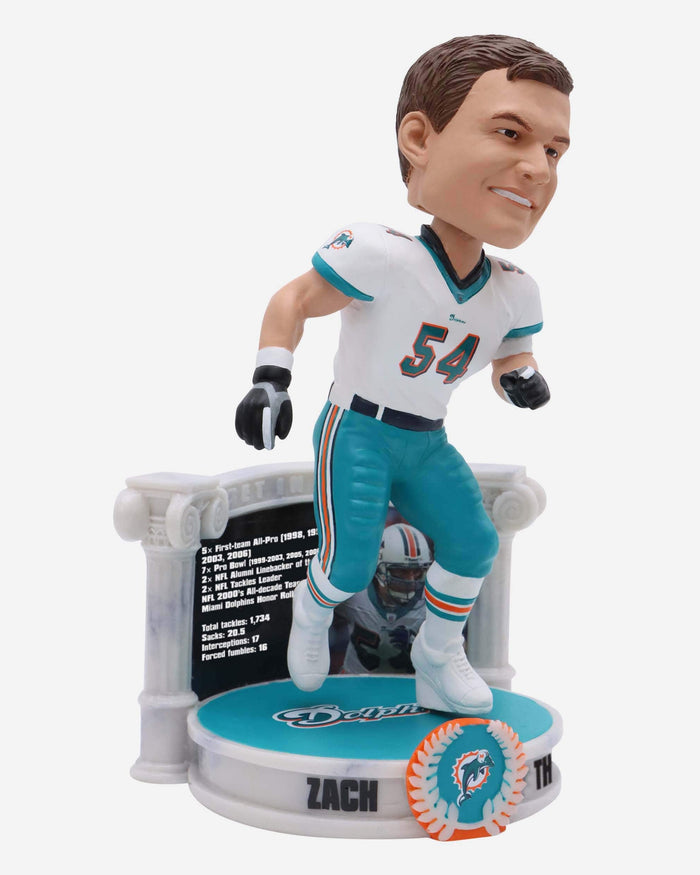 Zach Thomas Miami Dolphins Career Retrospective Bobblehead FOCO - FOCO.com