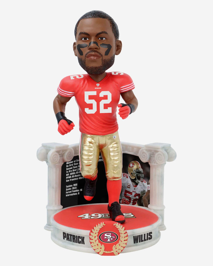 Patrick Willis San Francisco 49ers Career Retrospective Bobblehead FOCO - FOCO.com