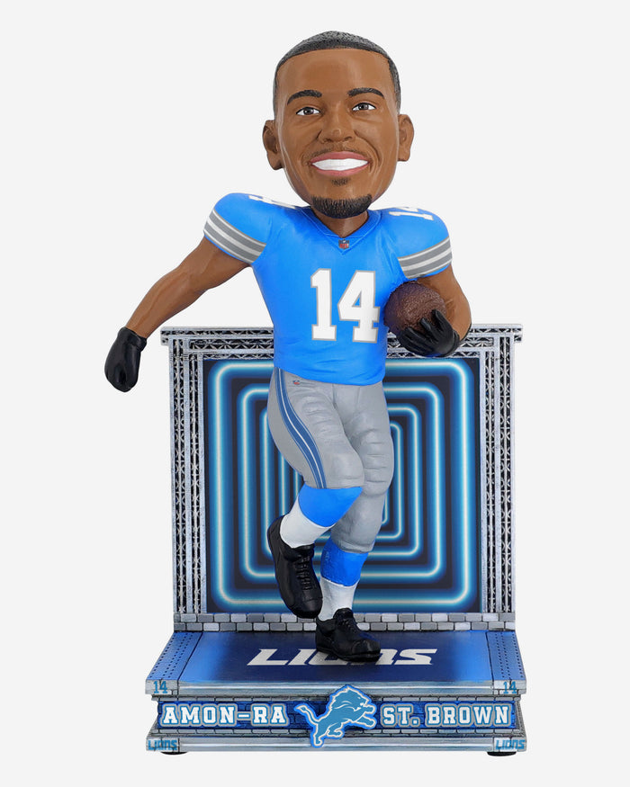 Amon-Ra St Brown Detroit Lions Motor City Momentum Bobblehead FOCO - FOCO.com