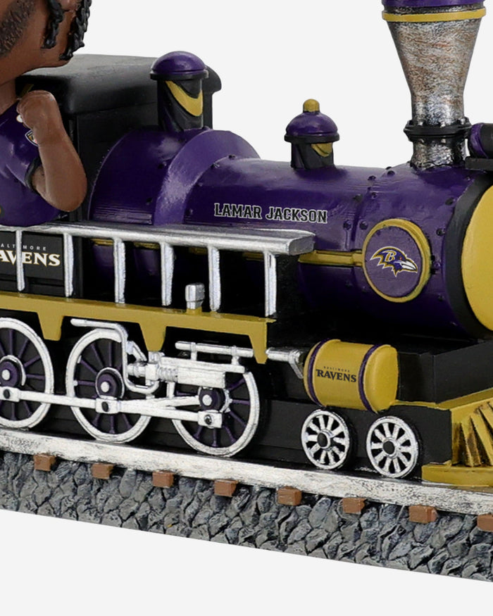 Lamar Jackson Baltimore Ravens Express Train Bobblehead FOCO - FOCO.com