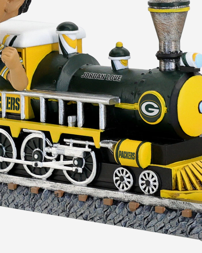 Jordan Love Green Bay Packers Express Train Bobblehead FOCO - FOCO.com