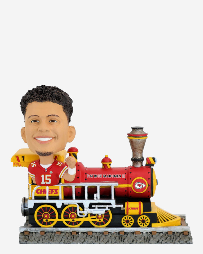 Patrick Mahomes Kansas City Chiefs Express Train Bobblehead FOCO - FOCO.com