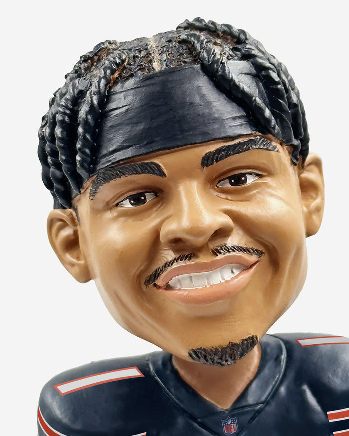 Justin Fields Chicago Bears Magnetic Stadium Base Bobblehead FOCO - FOCO.com