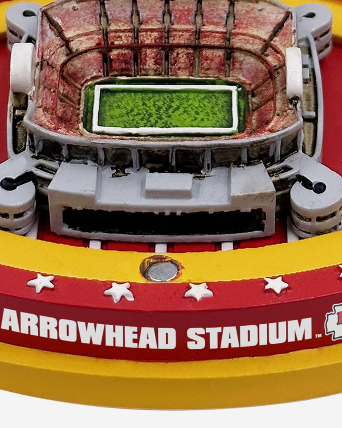 Travis Kelce Kansas City Chiefs Magnetic Stadium Base Bobblehead FOCO - FOCO.com