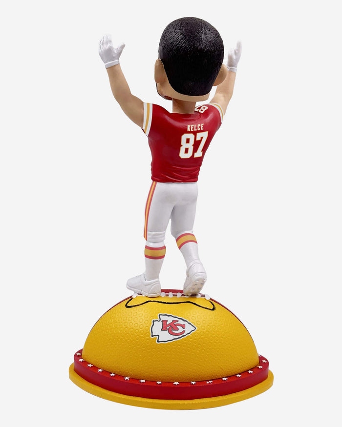 Travis Kelce Kansas City Chiefs Magnetic Stadium Base Bobblehead FOCO - FOCO.com