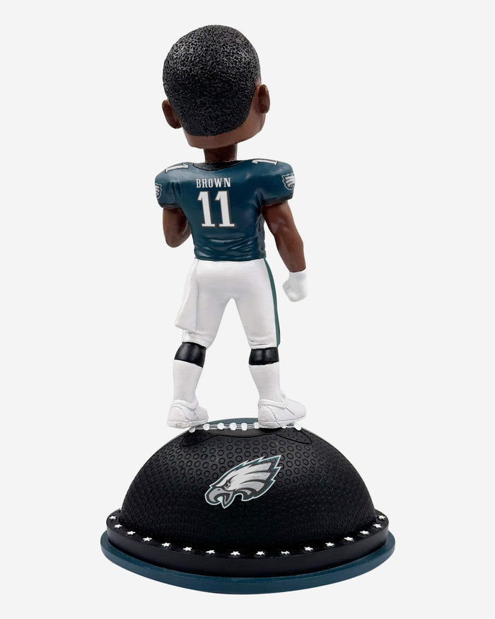 AJ Brown Philadelphia Eagles Magnetic Stadium Base Bobblehead FOCO - FOCO.com