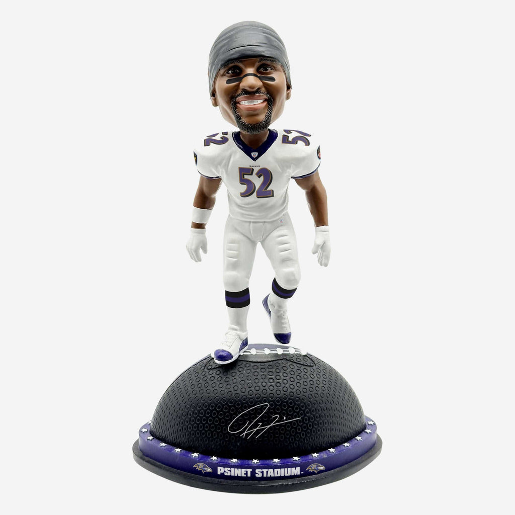 Ray Lewis Baltimore Ravens Magnetic Stadium Base Bobblehead FOCO - FOCO.com