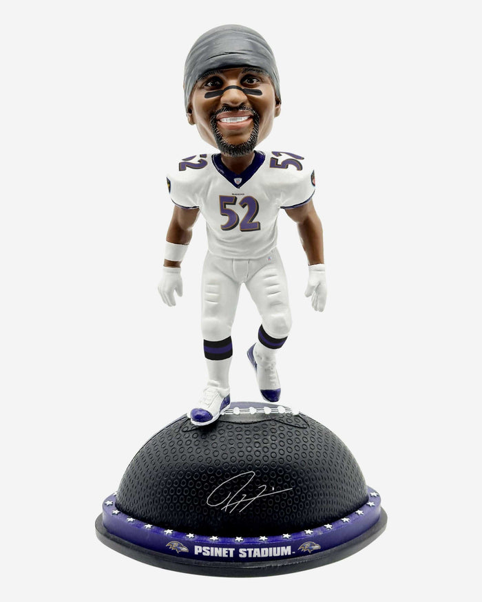 Ray Lewis Baltimore Ravens Magnetic Stadium Base Bobblehead FOCO - FOCO.com