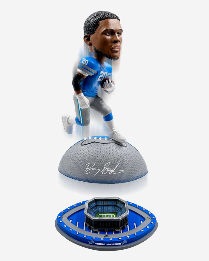 Barry Sanders Detroit Lions Magnetic Stadium Base Bobblehead FOCO - FOCO.com